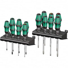 Wera - Screwdriver Sets Screwdriver Types Included: Phillips; Pozidriv; Slotted; Torx Number of Pieces: 14 - All Tool & Supply