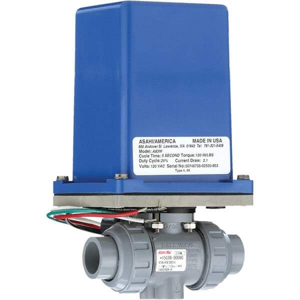 Asahi/America - Actuated Ball Valves   Actuator Type: Electric    Pipe Size: 1 (Inch) - All Tool & Supply