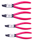 Wiha 90 Degree Bent Internal Retaining Ring Plier Set -- 4 Pieces -- Includes: Tips: .035; .050; .070; & .090" - All Tool & Supply