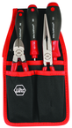 Soft Grip Belt Pack Pouch Set With Slotted & Philips Drivers Diagonal Cutters & Long Nose Pliers. 5 Pc. Set - All Tool & Supply