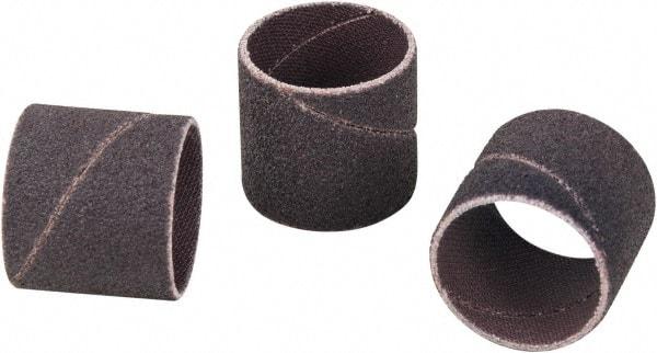 Camel Grinding Wheels - 60 Grit Aluminum Oxide Coated Spiral Band - 1" Diam x 1" Wide, Medium Grade - All Tool & Supply