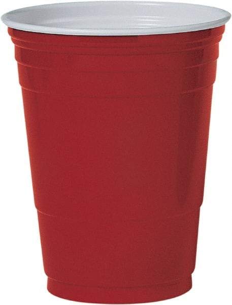 Solo - Plastic Party Cold Cups, 16 oz - Red - All Tool & Supply