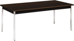 Hon - 36" Long x 72" Wide x 29" High, Utility Table - Mocha & Black - All Tool & Supply