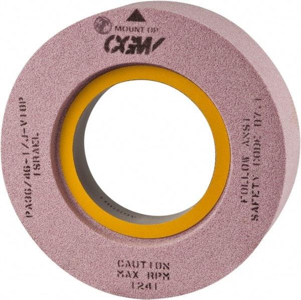 Camel Grinding Wheels - 20" Diam x 10" Hole x 6" Thick, I Hardness, 46 Grit Surface Grinding Wheel - Silicon Carbide, Type 7, Coarse Grade, Vitrified Bond, Two-Side Recess - All Tool & Supply