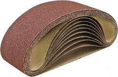 Camel Grinding Wheels - 3" Wide x 18" OAL, 40 Grit, Aluminum Oxide Abrasive Belt - Aluminum Oxide, Medium, Coated, J Weighted Paper Backing, Dry, Series PAOJ - All Tool & Supply