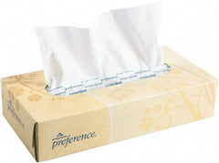 Georgia Pacific - Flat Box of White Facial Tissues - 2 Ply, Recycled Fibers - All Tool & Supply