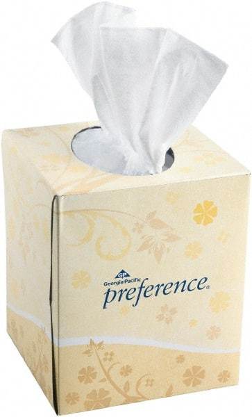 Georgia Pacific - Tall Box of White Facial Tissues - 2 Ply, Recycled Fibers - All Tool & Supply