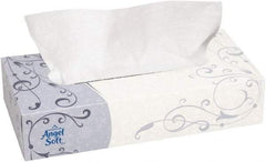 Georgia Pacific - Flat Box of White Facial Tissues - 2 Ply, Recycled Fibers - All Tool & Supply