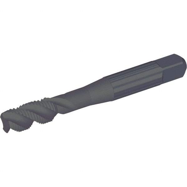 Kennametal - M16x1.50 3 Flute Bottoming Spiral Flute Tap - Vanadium High Speed Steel, Oxide Finish, 3-13/16" OAL, Right Hand Flute, Right Hand Thread, D6, Series GOtap\xAE - All Tool & Supply