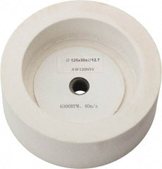 Value Collection - 120 Grit Aluminum Oxide Bench & Pedestal Grinding Wheel - 5" Diam x 1/2" Hole x 2" Thick, 3450 Max RPM, I Hardness, Fine Grade , Vitrified Bond - All Tool & Supply