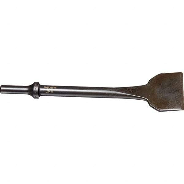 Mayhew - 2" Head Width, 8-1/2" OAL, Scraper Punch - Round Drive, Round Shank, Steel - All Tool & Supply