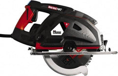 M.K. MORSE - 15 Amps, 9" Blade Diam, 2,300 RPM, Electric Circular Saw - 7' Cord Length, 1" Arbor Hole, Right Blade - All Tool & Supply