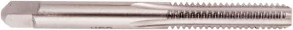 Regal Cutting Tools - M8x1.00 Metric Fine 6H 4 Flute Bright Finish High Speed Steel Straight Flute Standard Hand Tap - Bottoming, Right Hand Thread, 2-23/32" OAL, 1-1/8" Thread Length, D5 Limit, Oversize - All Tool & Supply