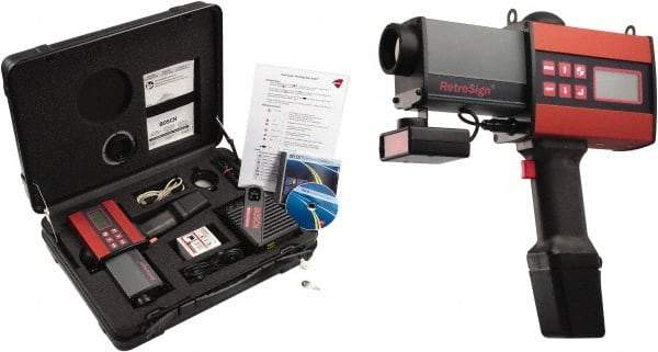 TAPCO - Retroreflectometer Kit - Red/Black, Compatible with TAPCO RetroSign and Manufacturer Number 3670 - All Tool & Supply