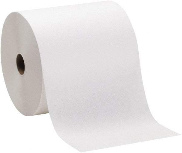 Georgia Pacific - Hard Roll of 1 Ply White Paper Towels - 7-7/8" Wide, 1,000' Roll Length - All Tool & Supply