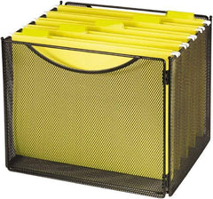 Safco - Black File Boxes-Storage - Steel, Mesh - All Tool & Supply