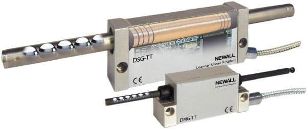 Newall - 22" Max Measuring Range, 1, 2, 5 & 10 µm Resolution, 29" Scale Length, Inductive DRO Linear Scale - 5 µm Accuracy, IP67, 11-1/2' Cable Length, Series DMG-TT - All Tool & Supply