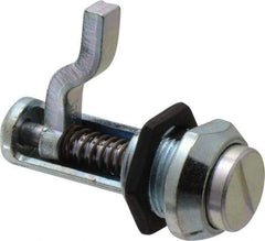 Dzus - 1/4 Turn Pawl Latch - 0.32 to 0.91 Grip, Zinc Plated Steel - All Tool & Supply