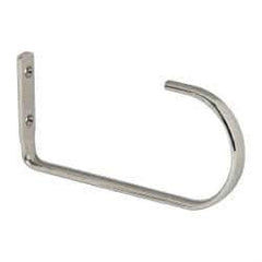 Sugatsune - 5/8" Wide x 7-1/16" High x 15/64" Thick, Overhead Hook - 3-9/32" Projection, Polished - All Tool & Supply