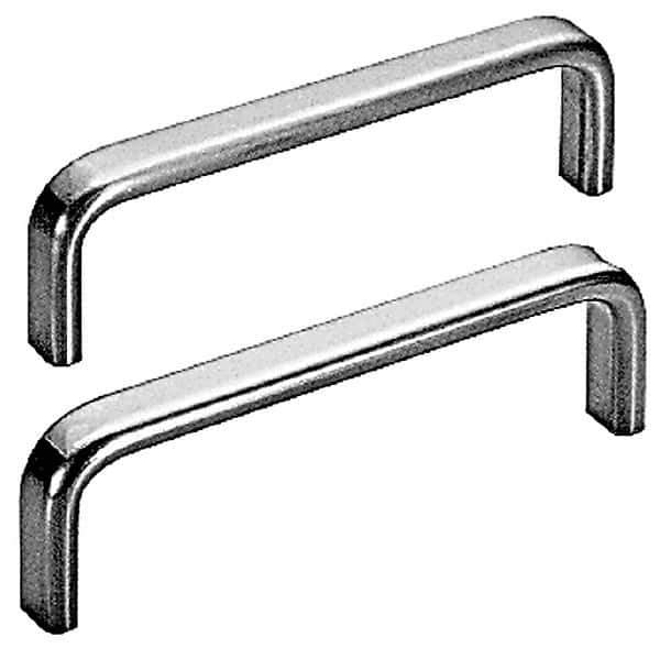 Sugatsune - 9/16" Handle Diam, Polished Stainless Steel Drawer Pull - 1-9/16" Projection, 5-1/4" Center to Center, 5-1/4" Long - All Tool & Supply