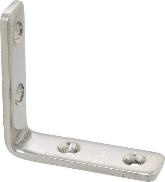 Sugatsune - 1-13/16" Long x 1/2" Wide, 18-8 Stainless Steel, Corner Brackets - All Tool & Supply