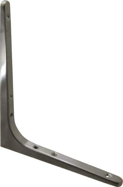 Sugatsune - 62 Lb Capacity, Satin Stainless Steel Coated, Shelf Bracket - 7-7/8" Long, 9-7/16" Wide - All Tool & Supply