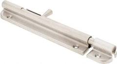 Sugatsune - 6-1/16" Long, 1" Wide Stainless Steel Barrel Bolts - Nickel Plated - All Tool & Supply