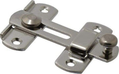 Sugatsune - 2-3/4" Long x 3-15/16" Wide x 3/8" High, Bar Latch - Stainless Steel, with Stainless Finish - All Tool & Supply