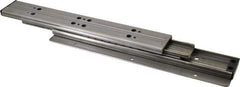 Sugatsune - 11.81" Slide Length, 13.22" Travel Length, Stainless Steel Ball Bearing Slide TSS3 - 1-1/16" Wide, 1-3/4" High, 210 Lb Capacity at Full Extension, Satin Finish - All Tool & Supply