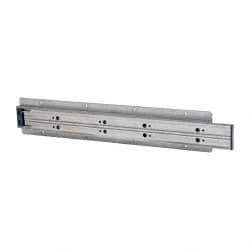 Sugatsune - 15.74" Slide Length, 17.16" Travel Length, Stainless Steel Ball Bearing Slide TSS3 - 1-1/16" Wide, 1-3/4" High, 198 Lb Capacity at Full Extension, Satin Finish - All Tool & Supply