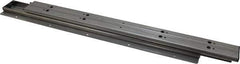 Sugatsune - 19.68" Slide Length, 21.1" Travel Length, Stainless Steel Ball Bearing Slide TSS3 - 1-1/16" Wide, 1-3/4" High, 187 Lb Capacity at Full Extension, Satin Finish - All Tool & Supply