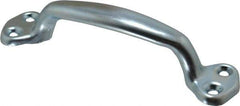 Made in USA - 8-5/16" Long x 1-1/16" Wide, Steel Heavy Duty Door Pull - Zinc Coated - All Tool & Supply