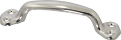 Made in USA - 8-5/16" Long x 1-1/16" Wide, Steel Heavy Duty Door Pull - Stainless Coated - All Tool & Supply