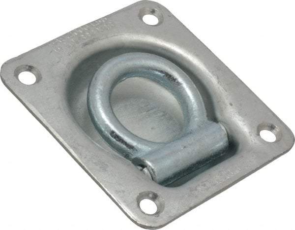 Value Collection - Zinc Finish Trap Door Ring - 1" High x 3-3/4" Wide - All Tool & Supply