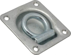 Value Collection - Zinc Finish Trap Door Ring - 1" High x 3-3/4" Wide - All Tool & Supply