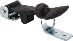 Value Collection - 5-17/64" Long x 2-9/32" Wide x 1-1/4" High, Hood Latch - Rubber & Steel, with Zinc Finish - All Tool & Supply