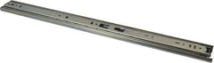 Knape & Vogt - 20" Slide Length, Chrome Box or Vertical File Drawer Slide - 18" Wide, Chrome Finish - All Tool & Supply