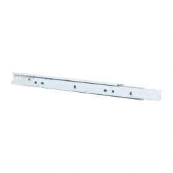 Knape & Vogt - 350mm Slide Length, 262mm Travel Length, Steel Epoxy-Coated Drawer Slide - White Epoxy Finish - All Tool & Supply