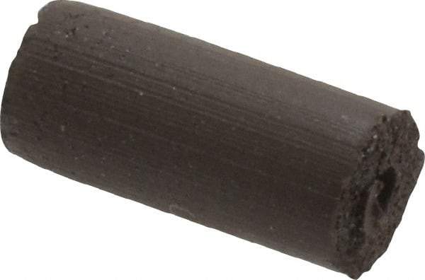 Cratex - 1/4" Max Diam x 1/2" Long, Cylinder, Rubberized Point - Medium Grade, Silicon Carbide, 1/16" Arbor Hole, Unmounted - All Tool & Supply