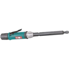 Dynabrade - 1/4" Collet, Straight Handle, Air Extended Length Die Grinder - 18,000 RPM, Rear Exhaust, 30 CFM, 0.5 hp, 90 psi, 1/4 NPT Inlet - All Tool & Supply