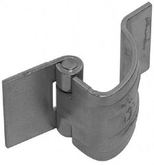 Made in USA - 0.8" Wide x 0.075" Thick, Concealed Hinge - Aluminum, Plain Finish - All Tool & Supply