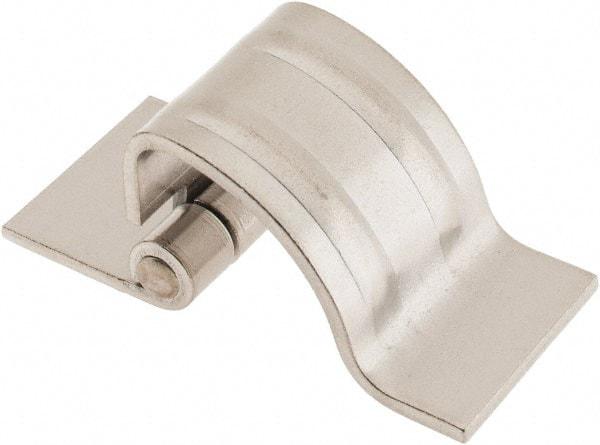 Made in USA - 1-1/4" Wide x 0.09" Thick, Concealed Hinge - Stainless Steel, Plain Finish - All Tool & Supply