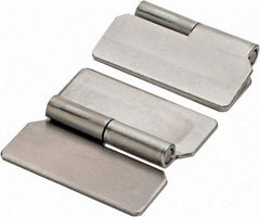 Made in USA - 1.44" Wide x 0.05" Thick, Slip Joint Hinge - Steel, Plain Finish - All Tool & Supply