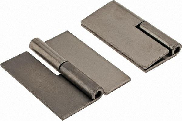 Made in USA - 1.68" Wide x 0.075" Thick, Slip Joint Hinge - Steel, Plain Finish - All Tool & Supply