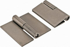 Made in USA - 2" Wide x 0.075" Thick, Slip Joint Hinge - Steel, Plain Finish - All Tool & Supply