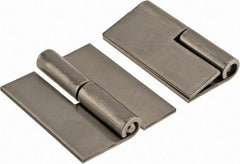 Made in USA - 1.68" Wide x 0.075" Thick, Slip Joint Hinge - Stainless Steel, Plain Finish - All Tool & Supply