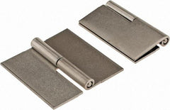 Made in USA - 2-1/2" Wide x 0.075" Thick, Slip Joint Hinge - Stainless Steel, Plain Finish - All Tool & Supply