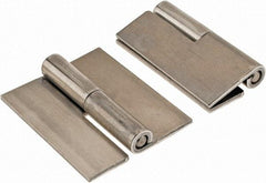 Made in USA - 1.68" Wide x 0.075" Thick, Slip Joint Hinge - Aluminum, Plain Finish - All Tool & Supply