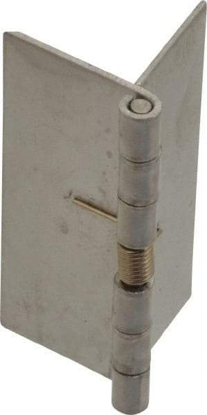 Value Collection - 1-3/4" Long x 1-1/2" Wide x 0.035" Thick, Spring Hinge - Stainless Steel, Plain Finish - All Tool & Supply