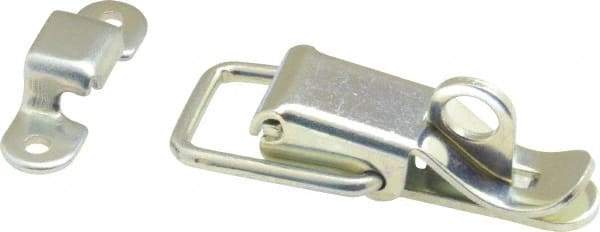 Value Collection - 2.56" Long x 0.92" Wide, Padlockable Latch - Steel, with Zinc Finish - All Tool & Supply